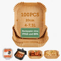 Cosori Airfryer Backpapier Ohne PFAS Und BPA, 100 Stück, 4-7,6L