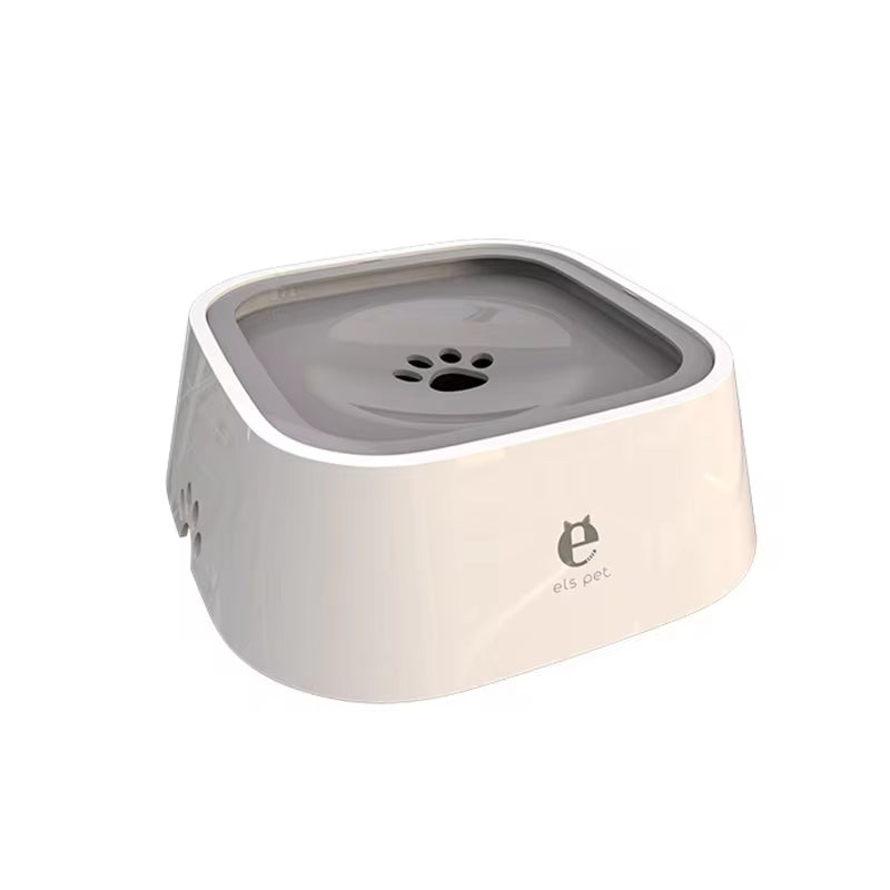 Floating Non-Spill Dog and Cat Water Bowl with Anti-Over Design