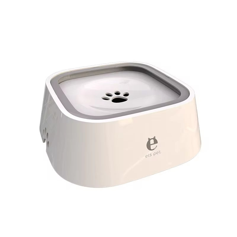Floating Non-Spill Dog and Cat Water Bowl with Anti-Over Design