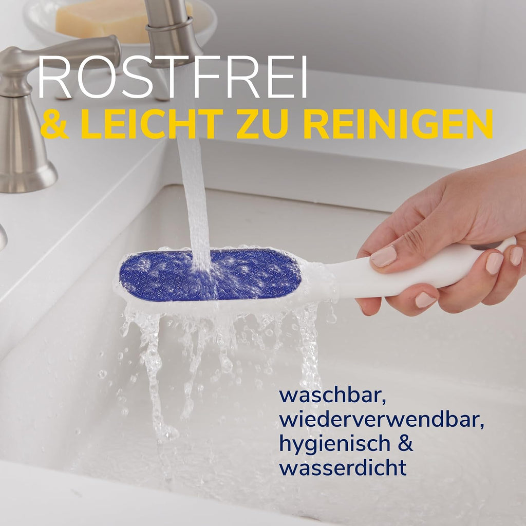 Scholl Nano Glas Fussfeile Und Hornhautentferner - Komfortable, Sanfte Entfernung Von Harter Haut Und Hornhaut