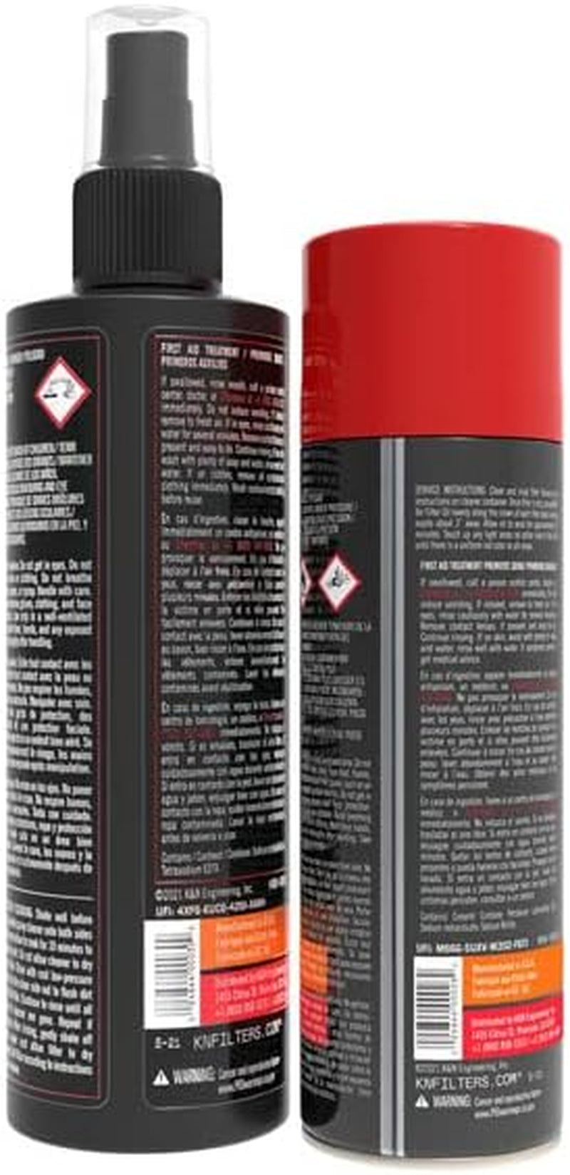 K&N Filter Reinigungskit I Öl & Reiniger I Für Optimale Reinigung Aller Luftfilter, 99-5003 EU