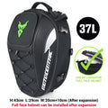 Motorcycle Back Seat Bags Waterproof Tail Bag Rear Seat Bag Multifunctional Motorbike Helmet Bag Moto Rider Backpack