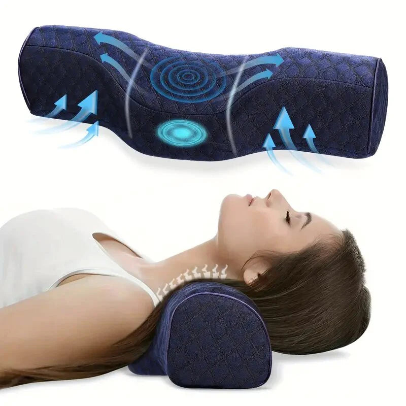 Vixora Nackenkissen – Ergonomisches Memory-Foam-Kissen für besseren Schlaf
