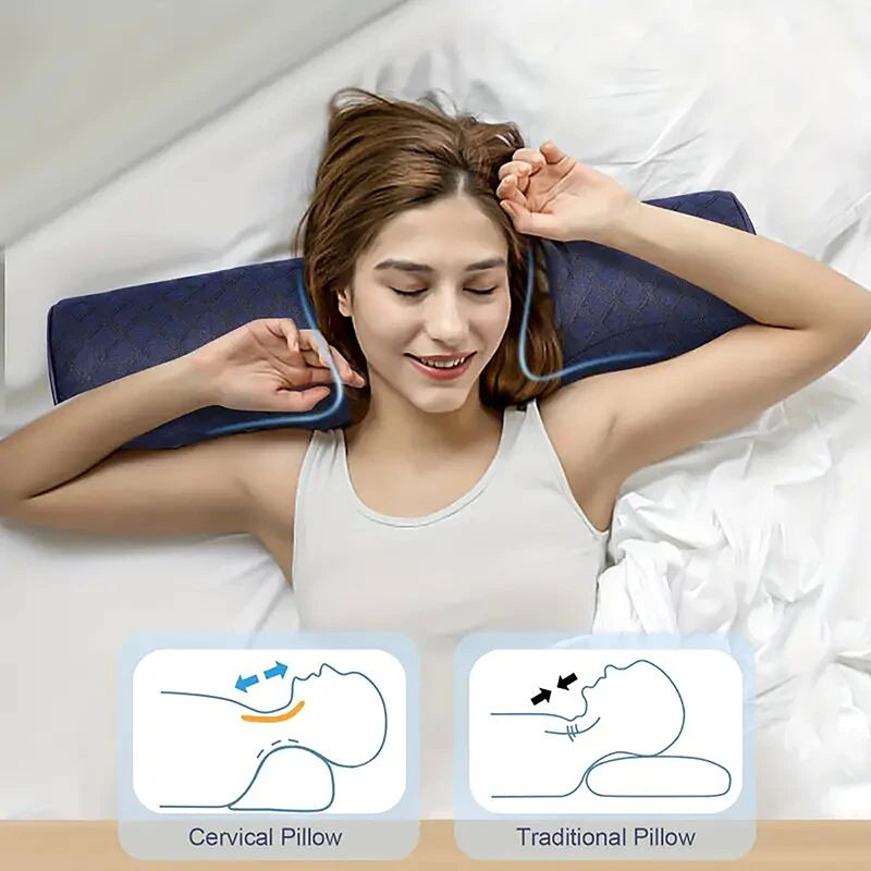 Vixora Nackenkissen – Ergonomisches Memory-Foam-Kissen für besseren Schlaf