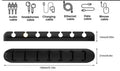 Kabelhalter Organizer PC Ladekabel Halter Schreibtisch Auto Kabel Management