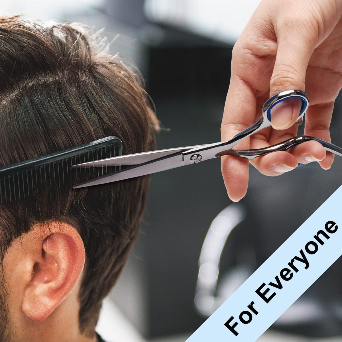 Haarschere Scharfe Friseurschere ULG 6.5 Zoll Präziser Schnitt Haarschnitt Japanischer Rostfrei Edelstahl Rasiermesserscharf Effilierscheren