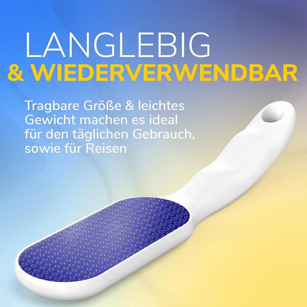 Scholl Nano Glas Fussfeile Und Hornhautentferner - Komfortable, Sanfte Entfernung Von Harter Haut Und Hornhaut